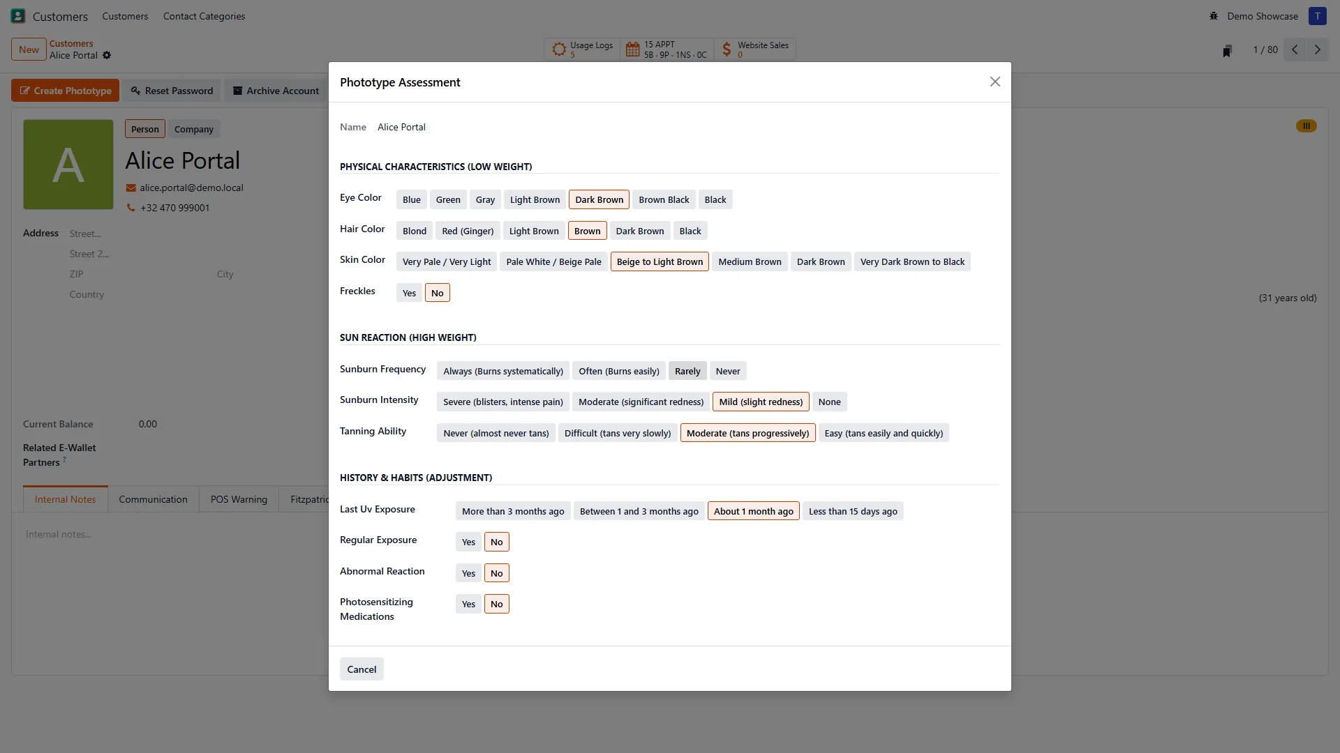 Évaluation du phototype Solaryx